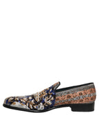 Dolce & Gabbana Multicolor Embroidered Sequin Loafers Shoes Dolce & Gabbana
