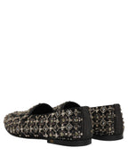Dolce & Gabbana Black Crystal Embellished Dress Loafers Shoes Dolce & Gabbana
