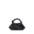 Ganni Black Calf Leather Bos Taurus Handbag Ganni