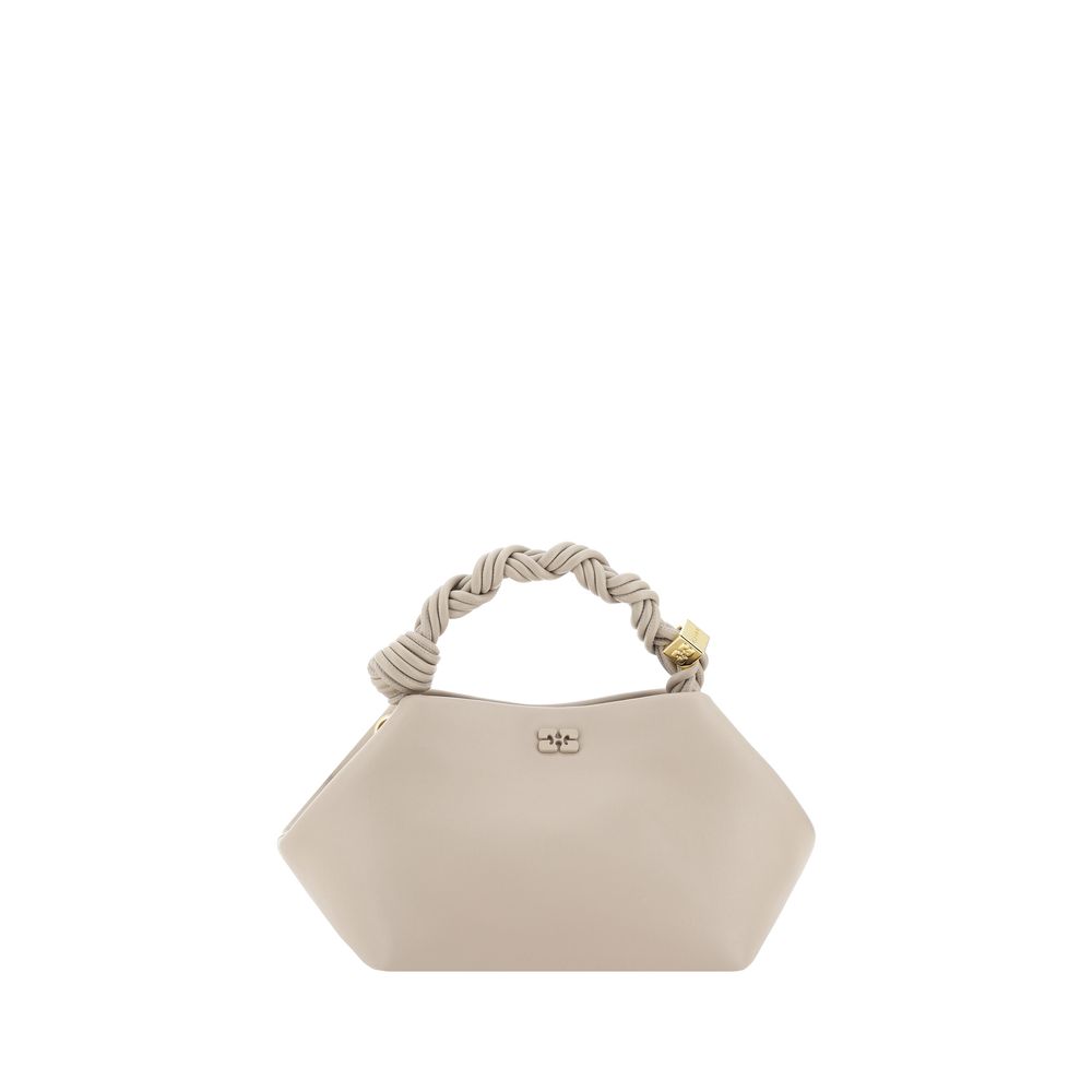 Ganni White Recycled Leather Handbag Ganni