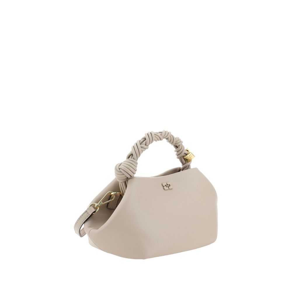 Ganni White Recycled Leather Handbag Ganni