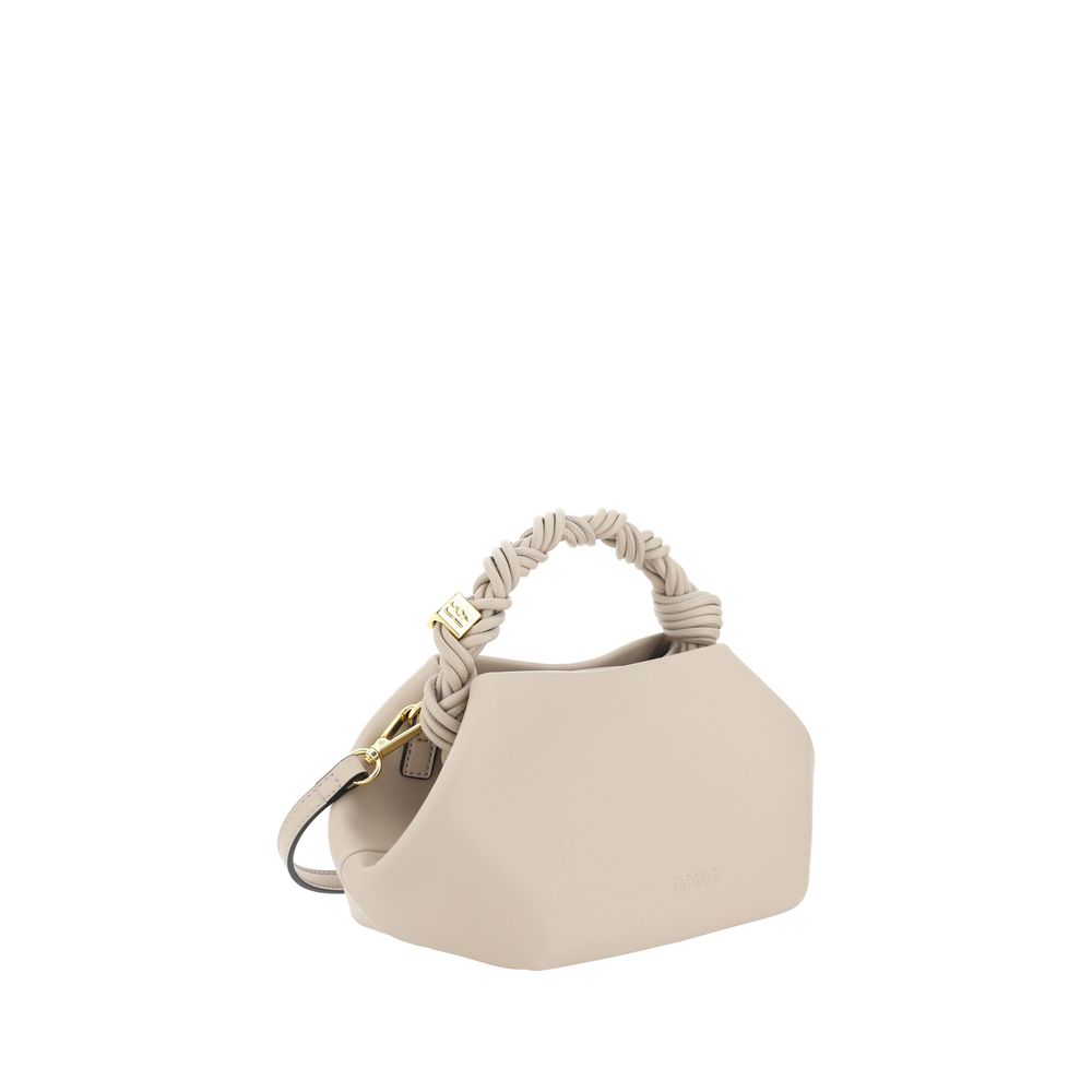 Ganni White Recycled Leather Handbag Ganni