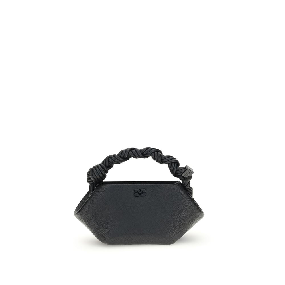 Ganni Black Recycled Polyester Handbag Ganni