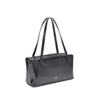 Jil Sander Black Calf Leather Bos Taurus Shoulder Bag Jil Sander