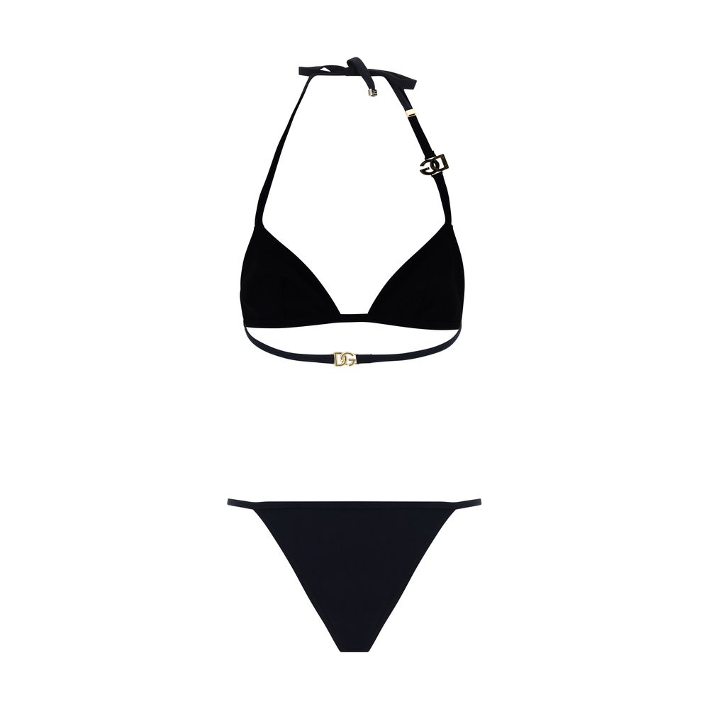 Dolce & Gabbana Black Nylon Bikini Dolce & Gabbana