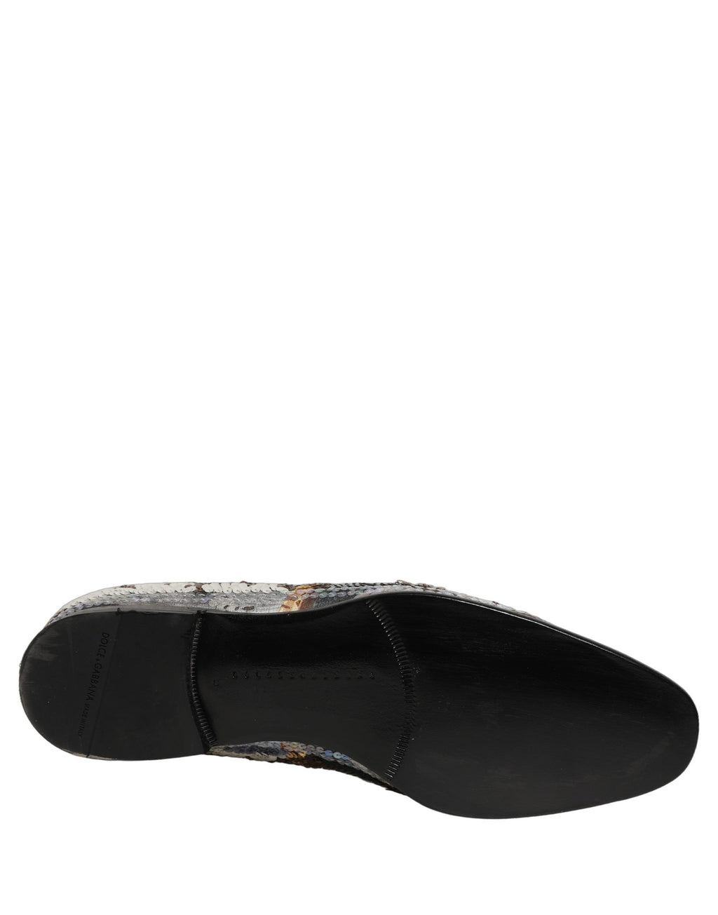 Dolce & Gabbana Multicolor Embroidered Sequin Loafers Shoes Dolce & Gabbana