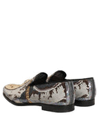 Dolce & Gabbana Multicolor Embroidered Sequin Loafers Shoes Dolce & Gabbana