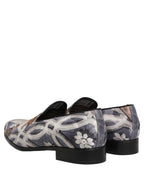 Dolce & Gabbana Multicolor Floral Tapestry Embroidery Loafer Shoes Dolce & Gabbana