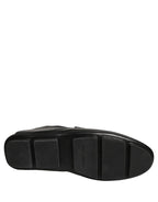 Dolce & Gabbana Black Deerskin Leather Driver Loafers Shoes Dolce & Gabbana