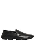 Dolce & Gabbana Black Deerskin Leather Driver Loafers Shoes Dolce & Gabbana