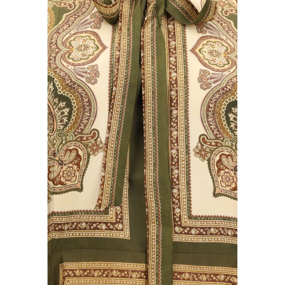 Zimmermann Multicolor Silk Casual Dress Zimmermann