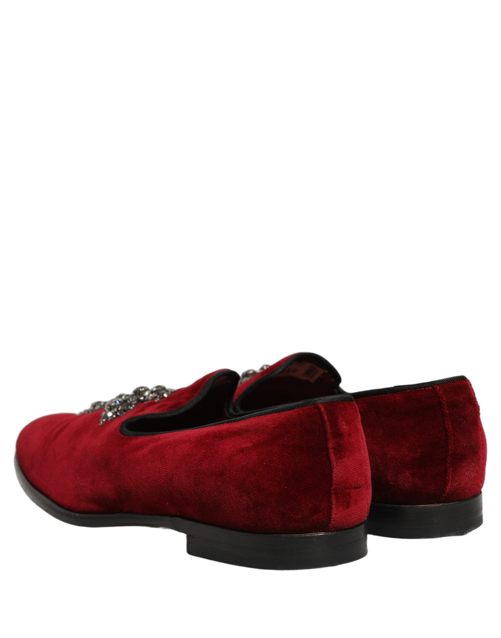 Dolce & Gabbana Maroon Suede Cross Slip On Dress Loafers Shoes Dolce & Gabbana