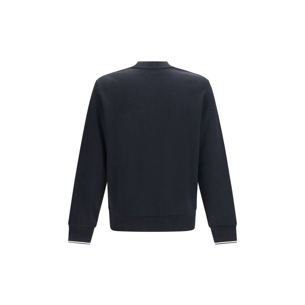 Fred Perry Black Cotton Sweatshirt Fred Perry