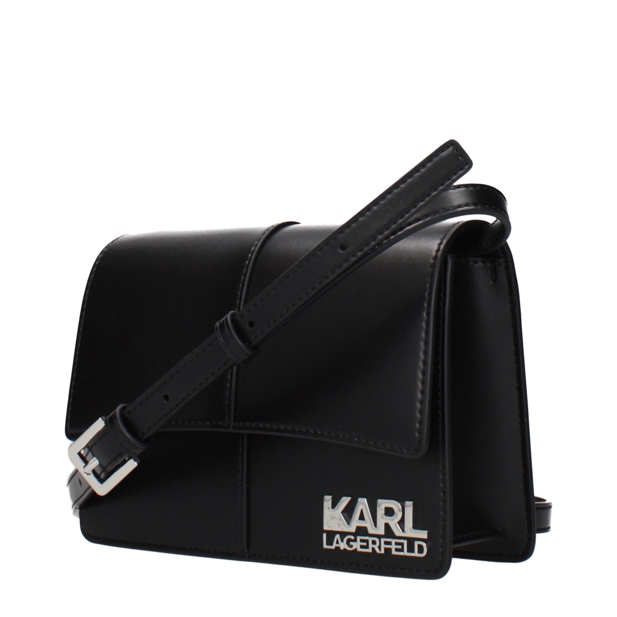 Karl Lagerfeld Black Polyethylene Crossbody Bag Karl Lagerfeld