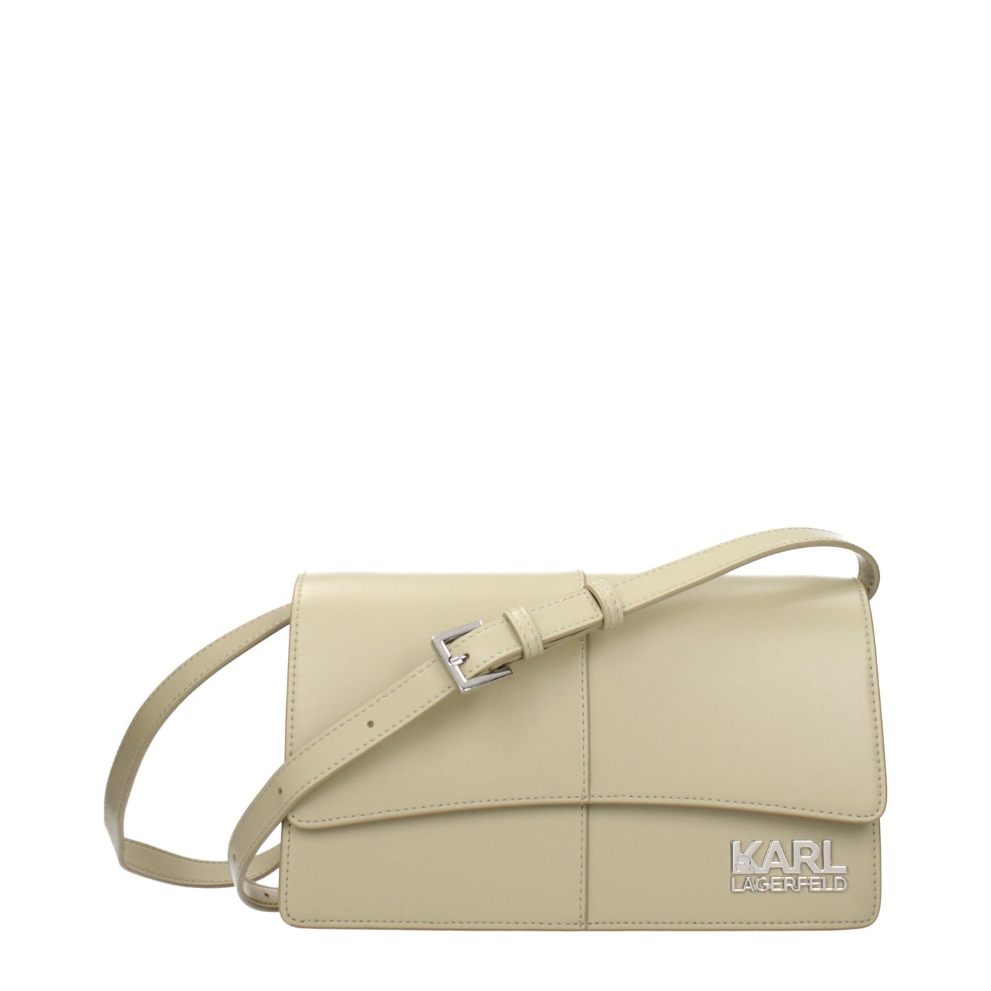 Karl Lagerfeld Green Polyethylene Crossbody Bag Karl Lagerfeld