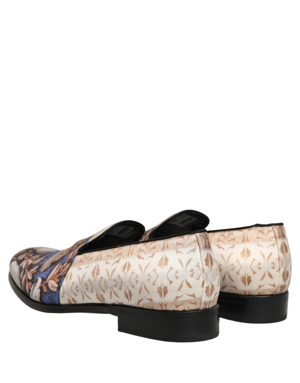 Dolce & Gabbana Multicolor Fruit Print Velvet Loafers Shoes Dolce & Gabbana