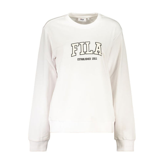 Fila White Cotton Women's Sweatshirt