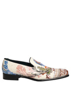 Dolce & Gabbana Multicolor Sequin Embroidered Loafers Shoes Dolce & Gabbana
