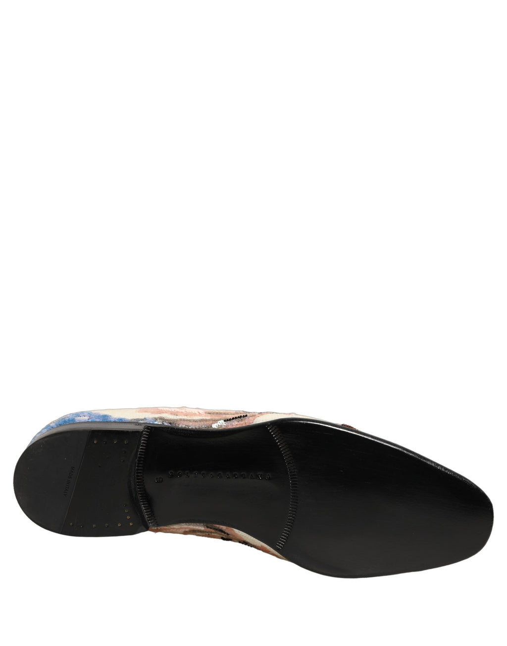 Dolce & Gabbana Multicolor Sequin Embroidered Loafers Shoes - Eljoys Fashion 