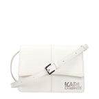 Karl Lagerfeld White Polyethylene Crossbody Bag Karl Lagerfeld