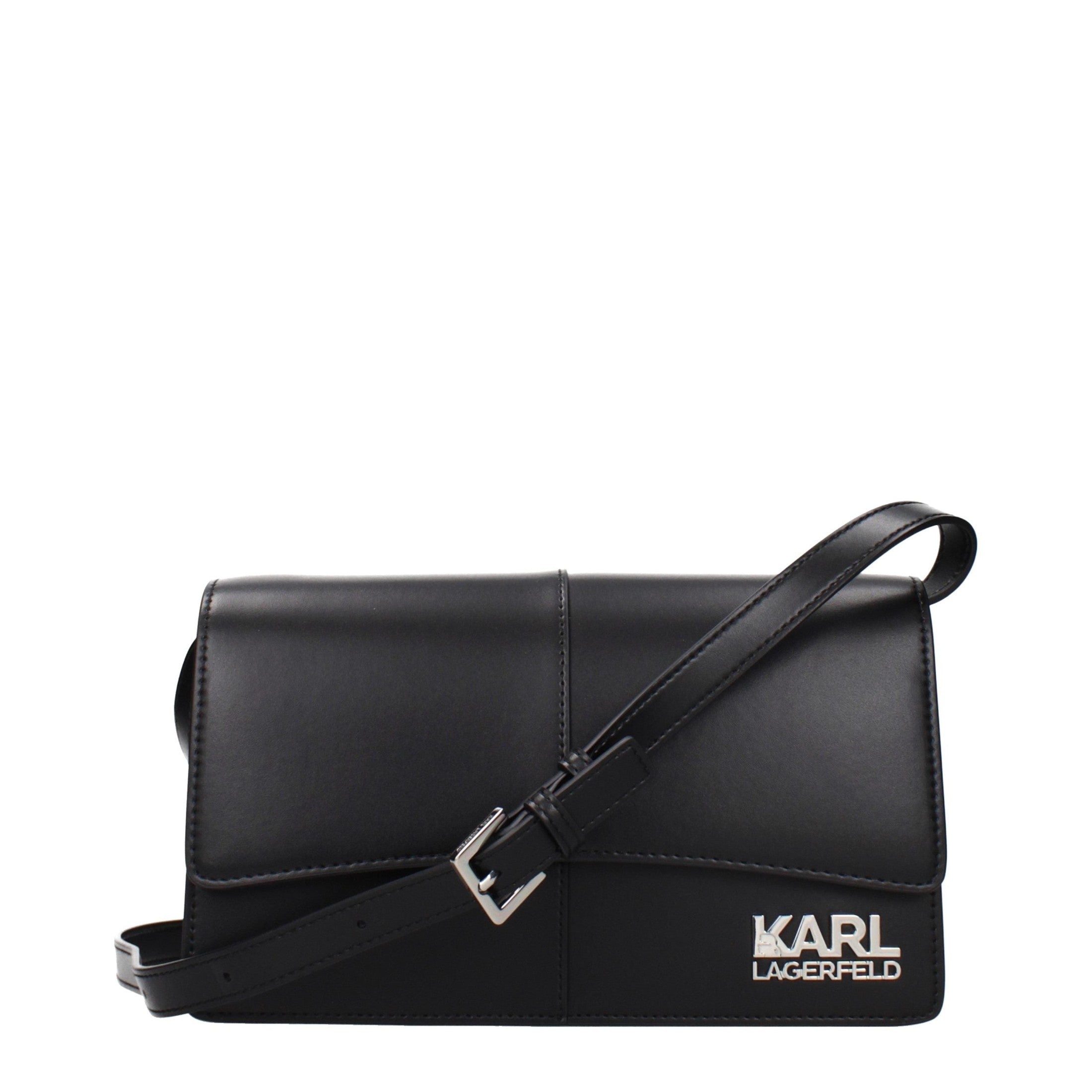 Karl Lagerfeld Black Polyethylene Crossbody Bag Karl Lagerfeld