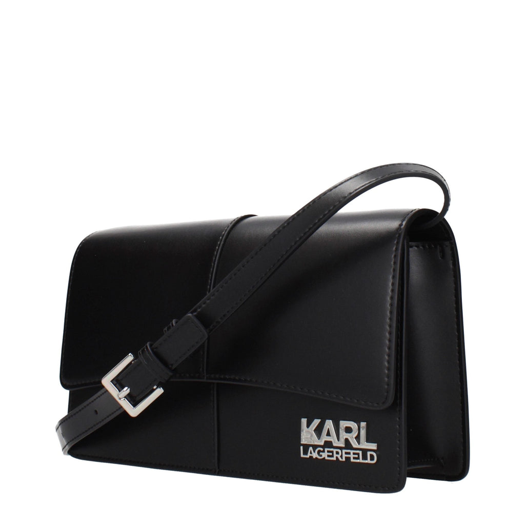 Karl Lagerfeld Black Polyethylene Crossbody Bag Karl Lagerfeld