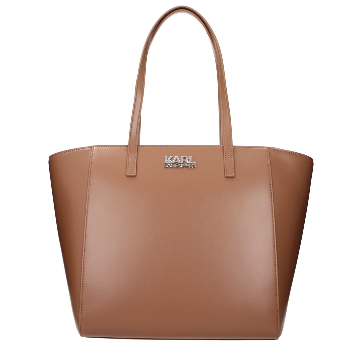 Karl Lagerfeld Brown Polyethylene Shoulder Bag Karl Lagerfeld