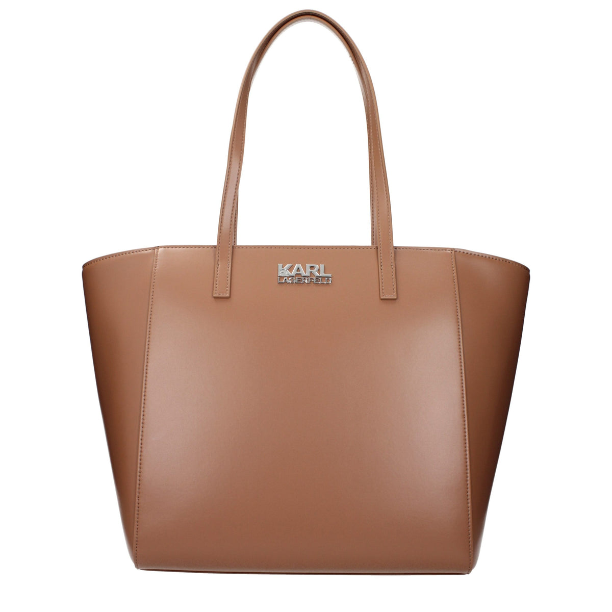 Karl Lagerfeld Brown Polyethylene Shoulder Bag Karl Lagerfeld