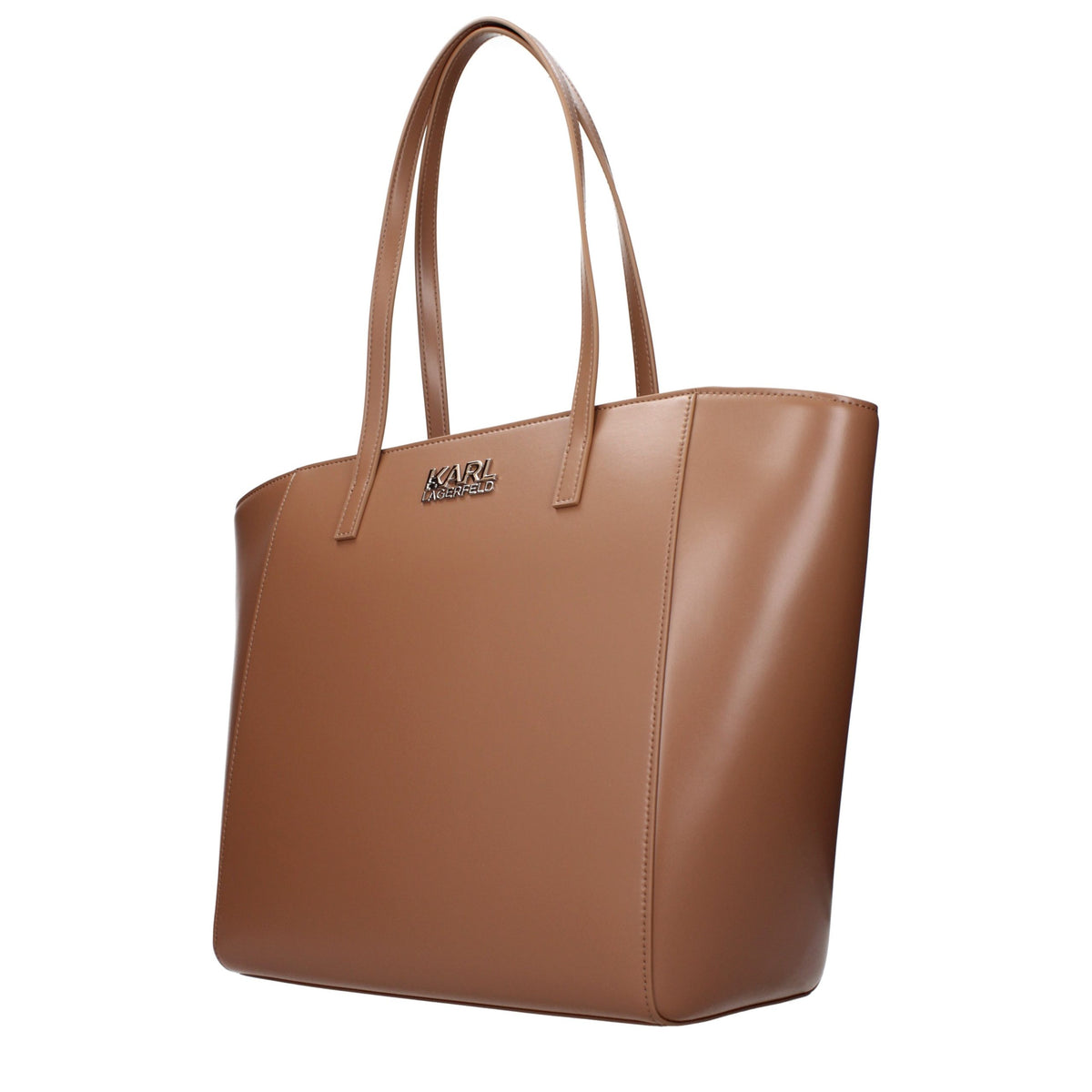 Karl Lagerfeld Brown Polyethylene Shoulder Bag Karl Lagerfeld