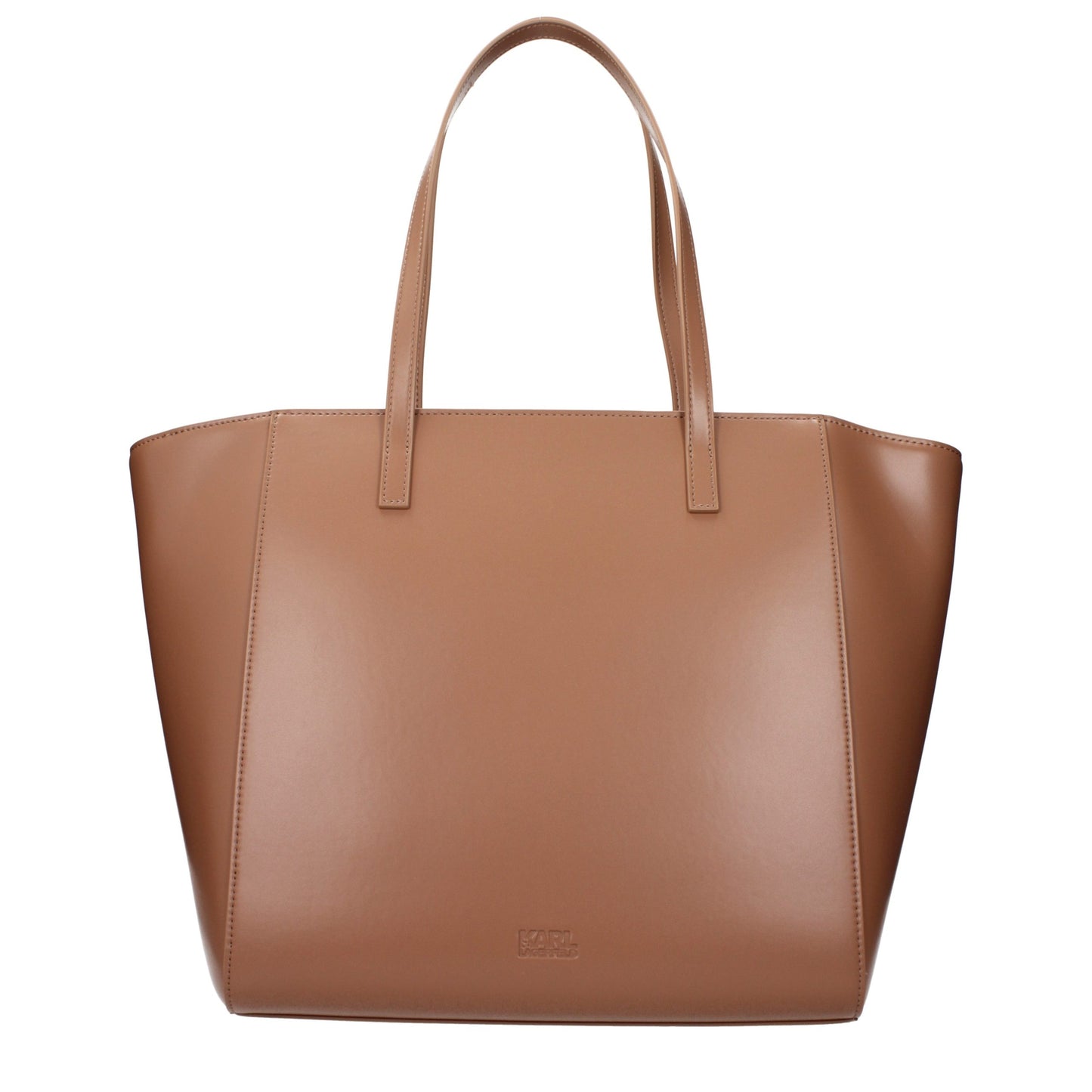 Karl Lagerfeld Brown Polyethylene Shoulder Bag Karl Lagerfeld
