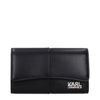 Karl Lagerfeld Black Polyethylene Wallet Karl Lagerfeld