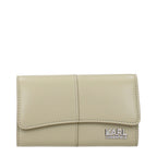 Karl Lagerfeld Green Polyethylene Wallet Karl Lagerfeld