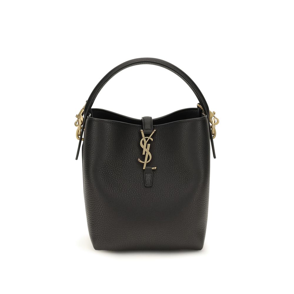 Saint Laurent Black Calf Leather Bos Taurus Shoulder Bag Saint Laurent