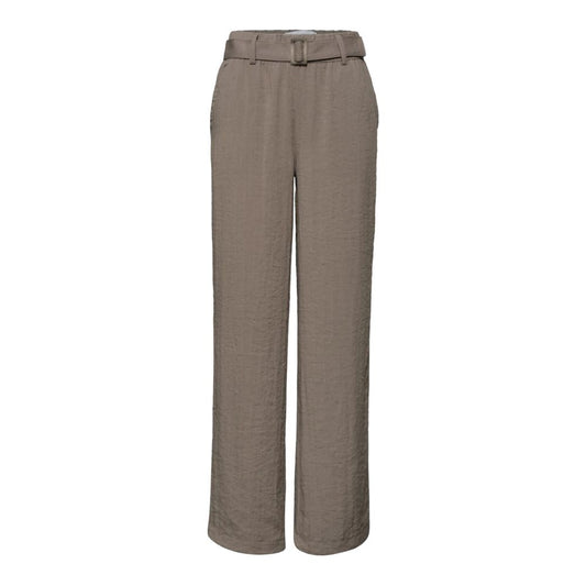 Street One Beige Viscose Casual Pants Street One