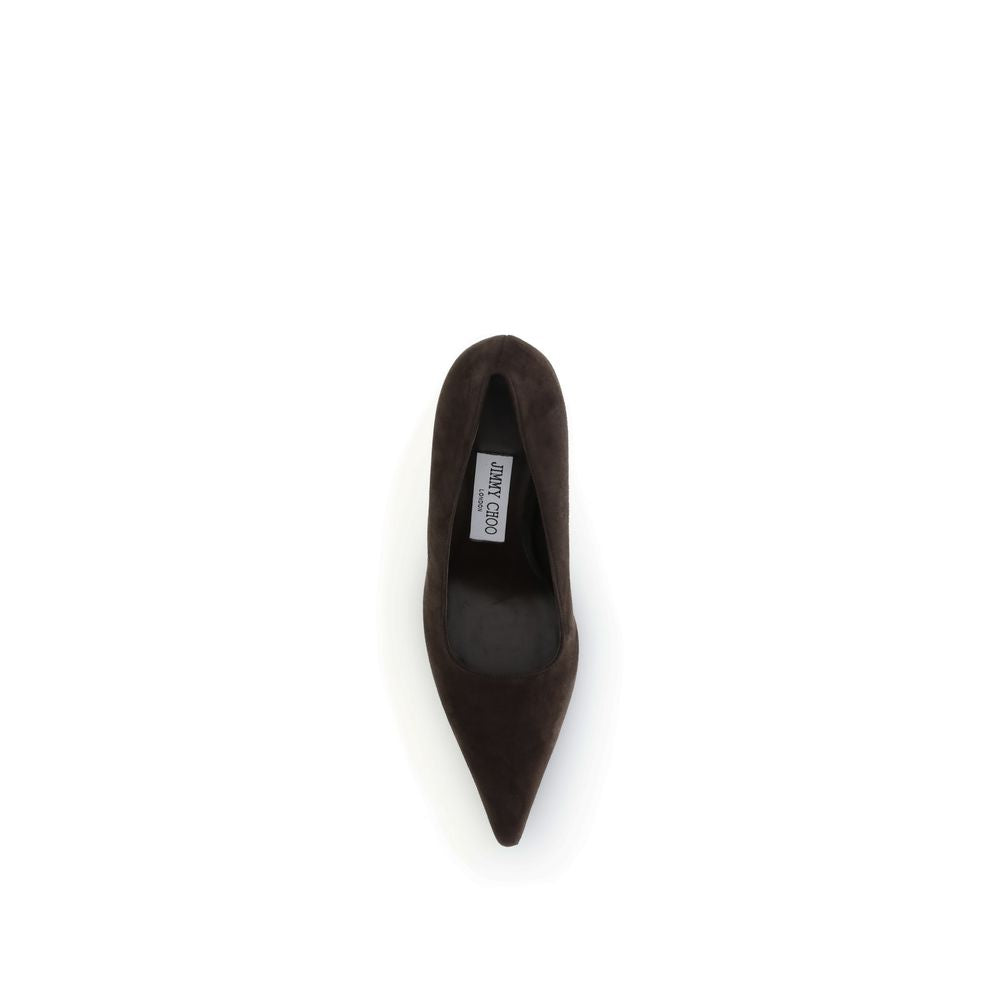 Jimmy Choo Brown Goatskin High Heel Pumps Jimmy Choo