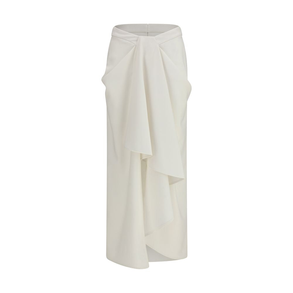 Givenchy White Wool Oves Aries Long Skirt Givenchy