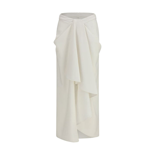 Givenchy White Wool Oves Aries Long Skirt Givenchy