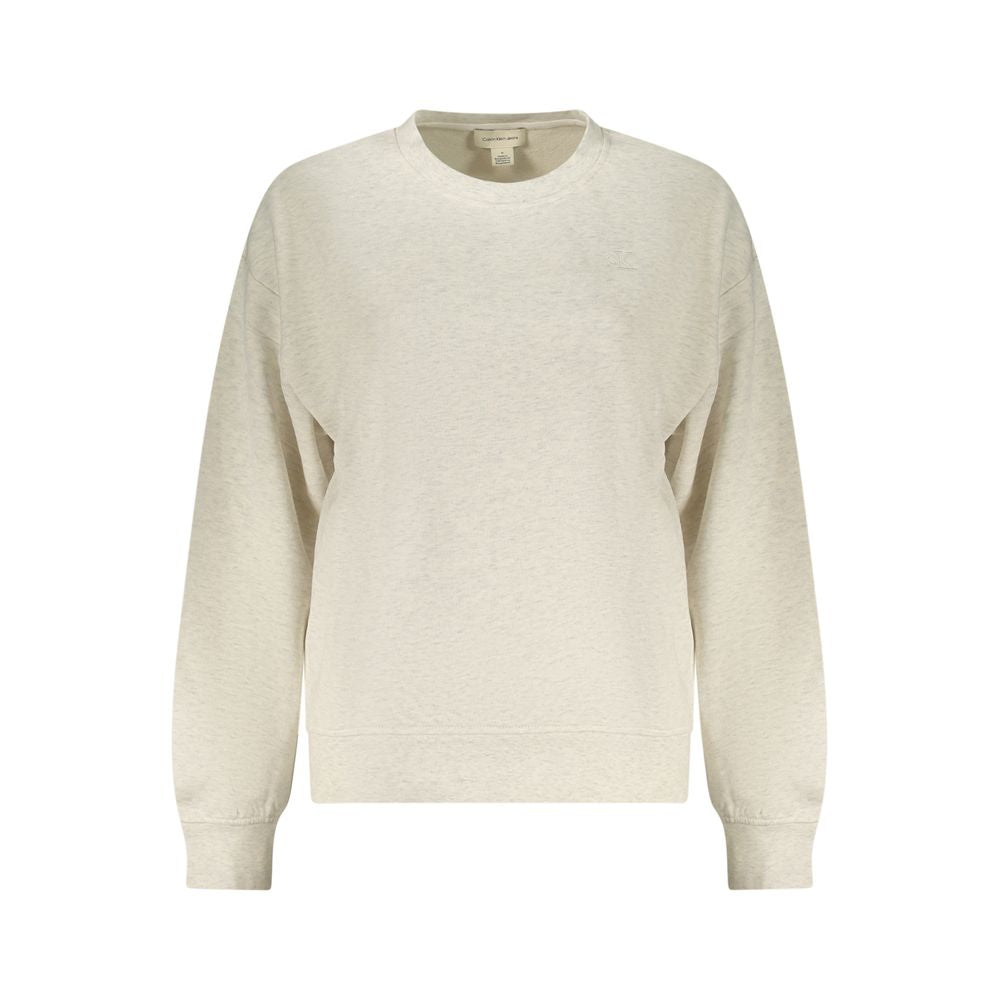 Calvin Klein Gray Cotton Women's Sweatshirt Calvin Klein
