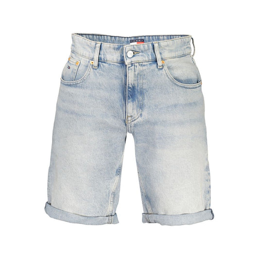 Tommy Hilfiger Azzurro Cotton Men's Short Tommy Hilfiger
