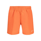Nike Orange Polyester Men's Swimwear Shorts Nike