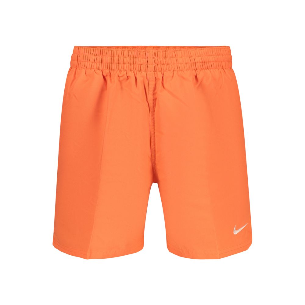 Nike Orange Polyester Men's Swimwear Shorts Nike