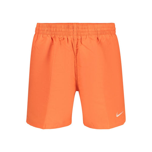 Nike Orange Polyester Men's Swimwear Shorts Nike
