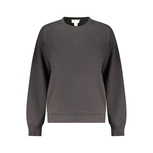 Calvin Klein Black Cotton Womens Sweatshirt Calvin Klein