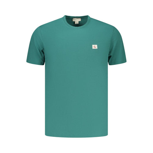 Calvin Klein Green Cotton Men's T-Shirt Calvin Klein