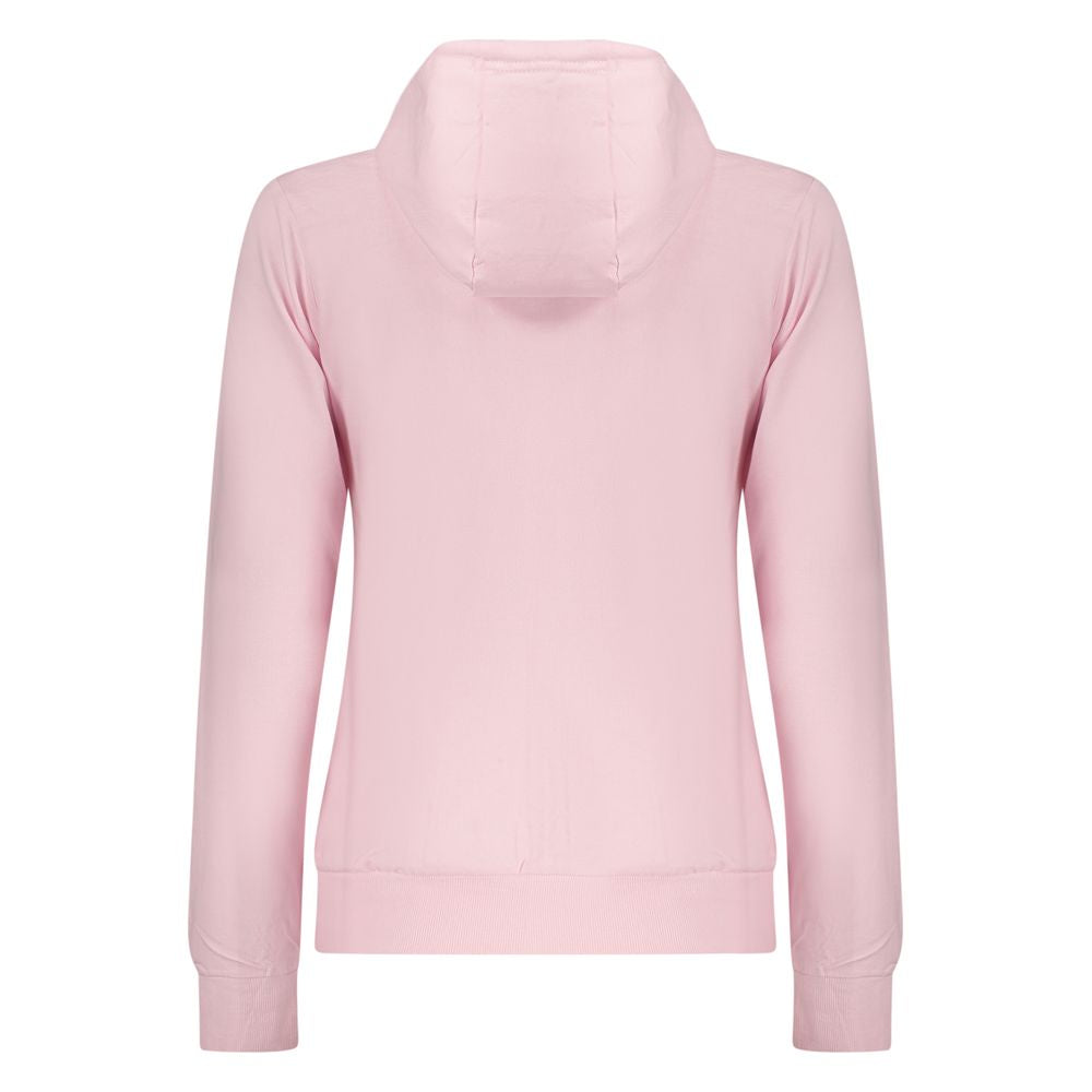Pink Norway 1963 cotton women's hoodie with hood and long sleeves, casual and comfortable fashion for women.
