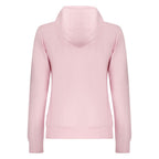 Pink Norway 1963 cotton women's hoodie with hood and long sleeves, casual and comfortable fashion for women.