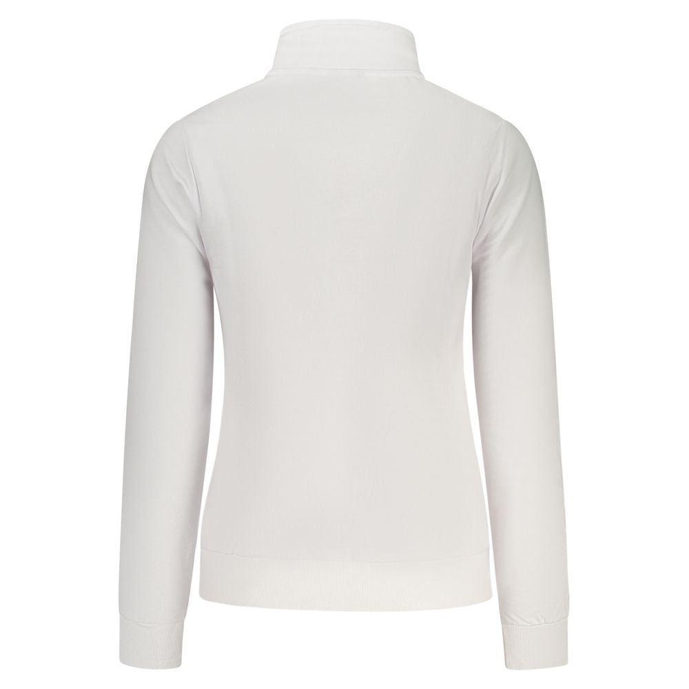White cotton women's sweatshirt from Norway 1963, featuring a comfortable fit and minimal design.