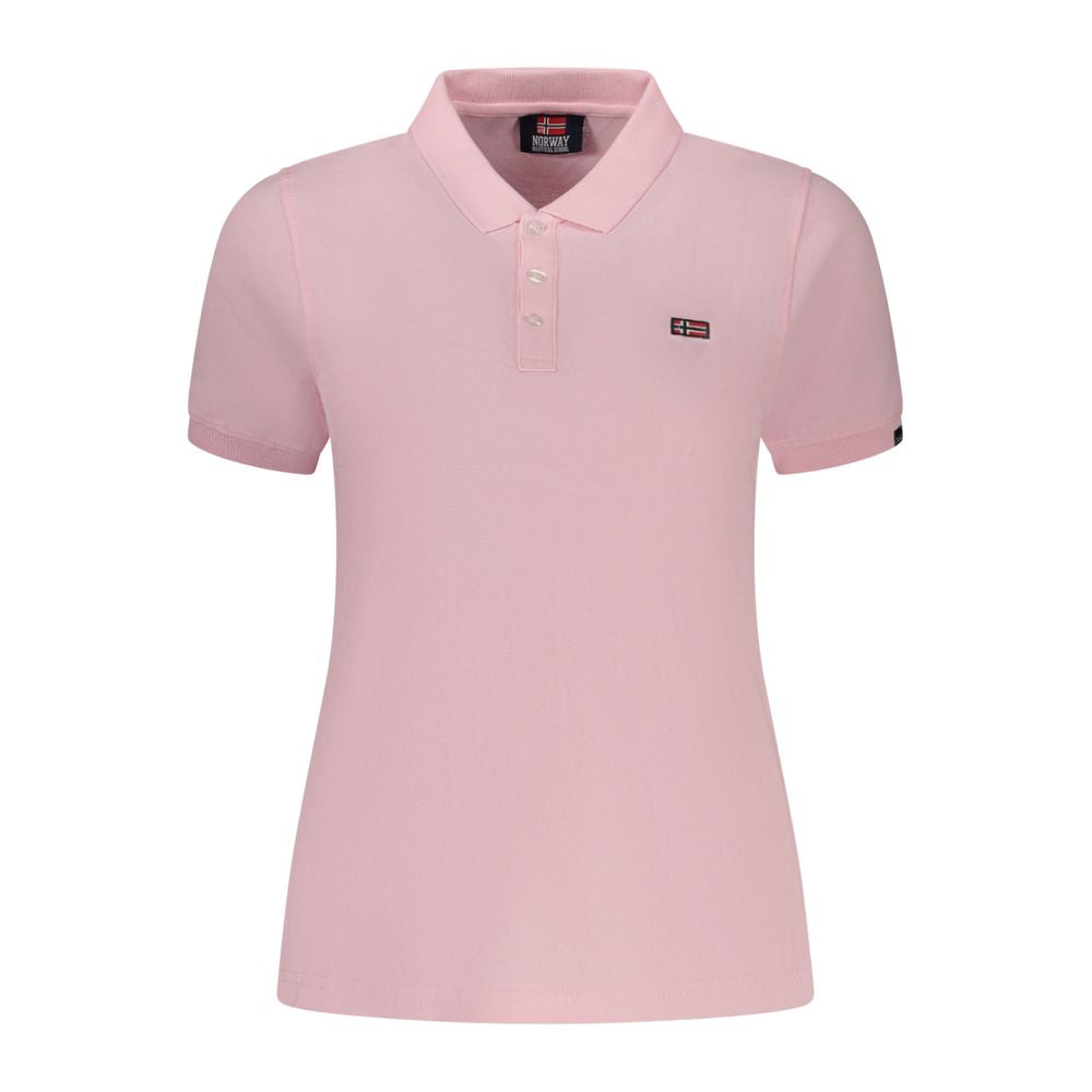 Norway 1963 Rosa Cotton Women Polo Norway 1963