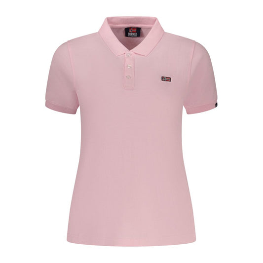 Norway 1963 Rosa Cotton Women Polo Norway 1963