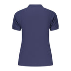 Norway 1963 Blue Cotton Women's Polo Shirt Norway 1963